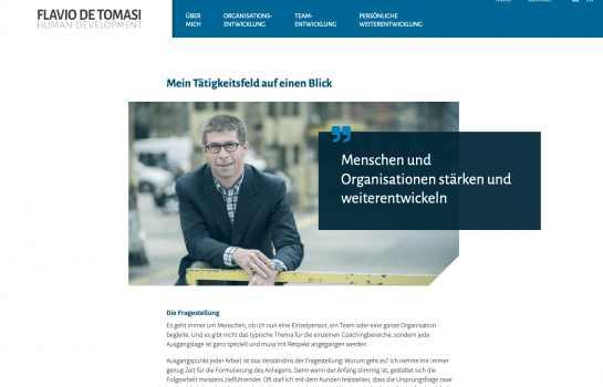 fdt management GmbH: Kunde Webdesign